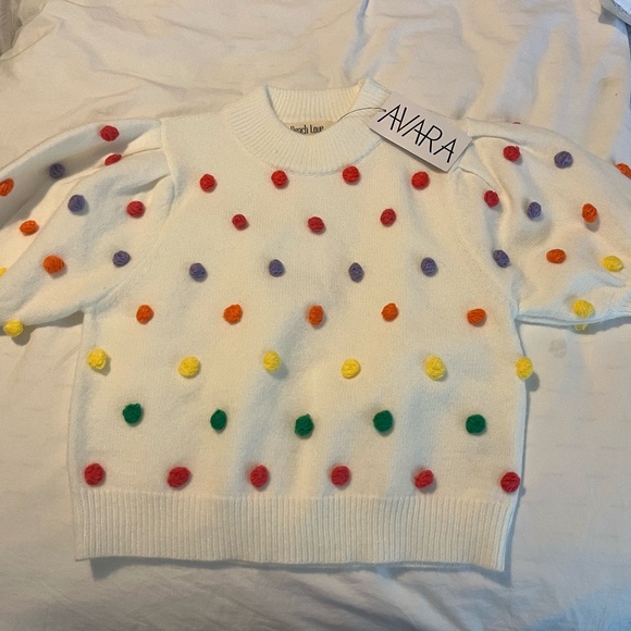 AVARA short sleeve sweater - Size Small - Picture 1 of 5